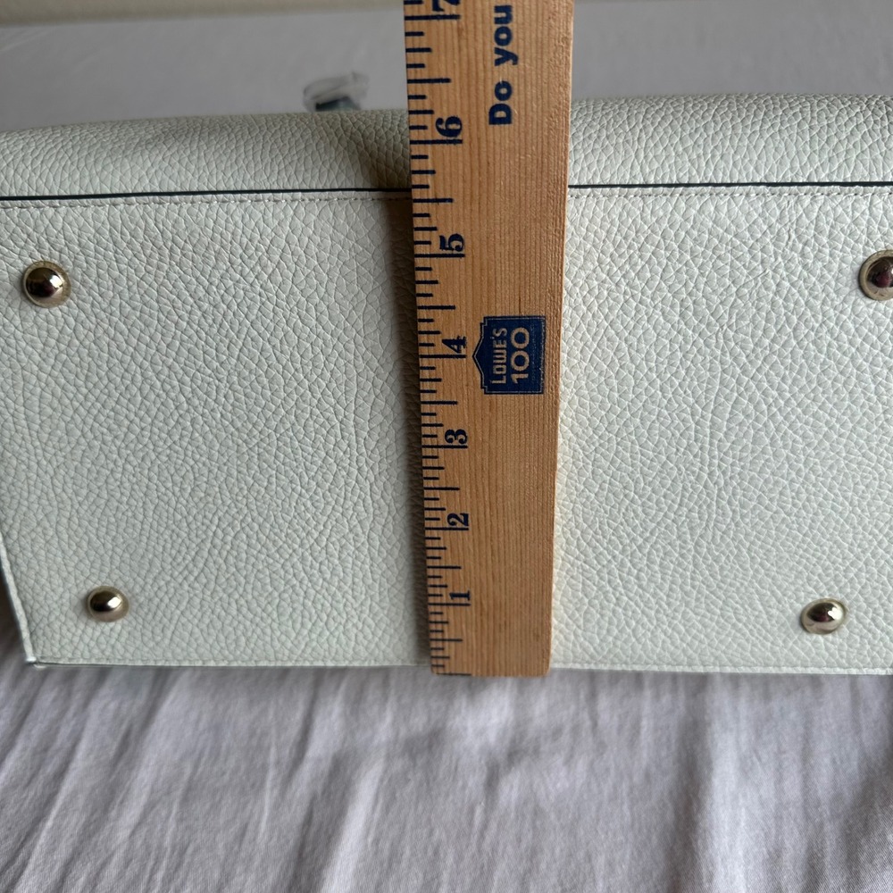 Vanessa Williams Bone Mint Pebble Grain Tote Bag VW-30-BONMNT NWT - Picture 13 of 13